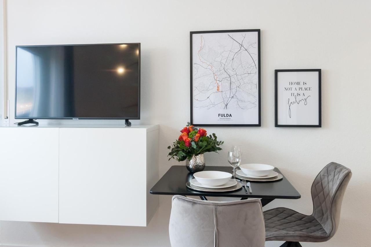 Modernes Apartment Liobablick Nr1 Fewo Fulda Petersberg بيترسبرغ المظهر الخارجي الصورة